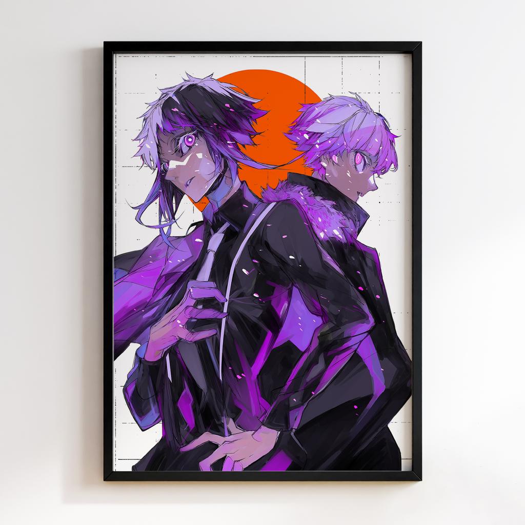 Постер Літературні генії Бродячі Пси (Bungou Stray Dogs) BSD20