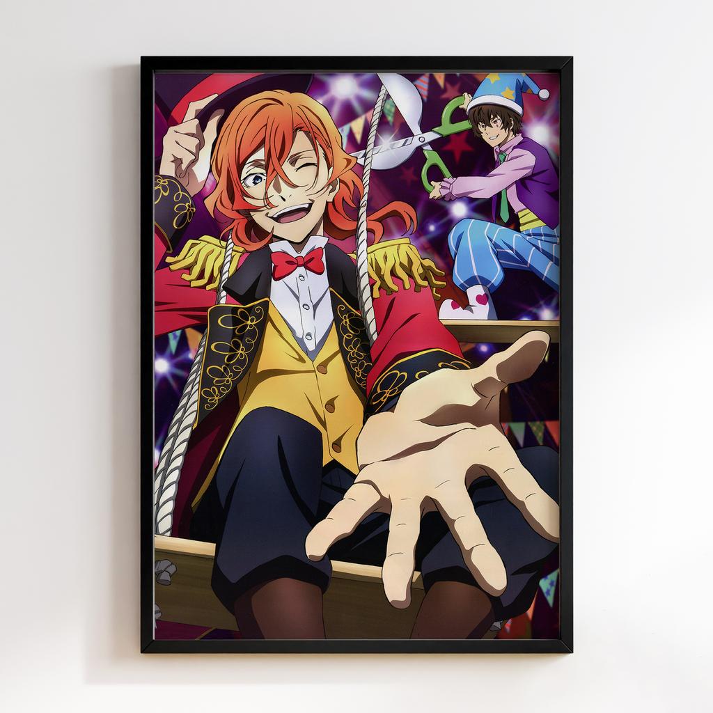 Постер Літературні генії Бродячі Пси (Bungou Stray Dogs) BSD26