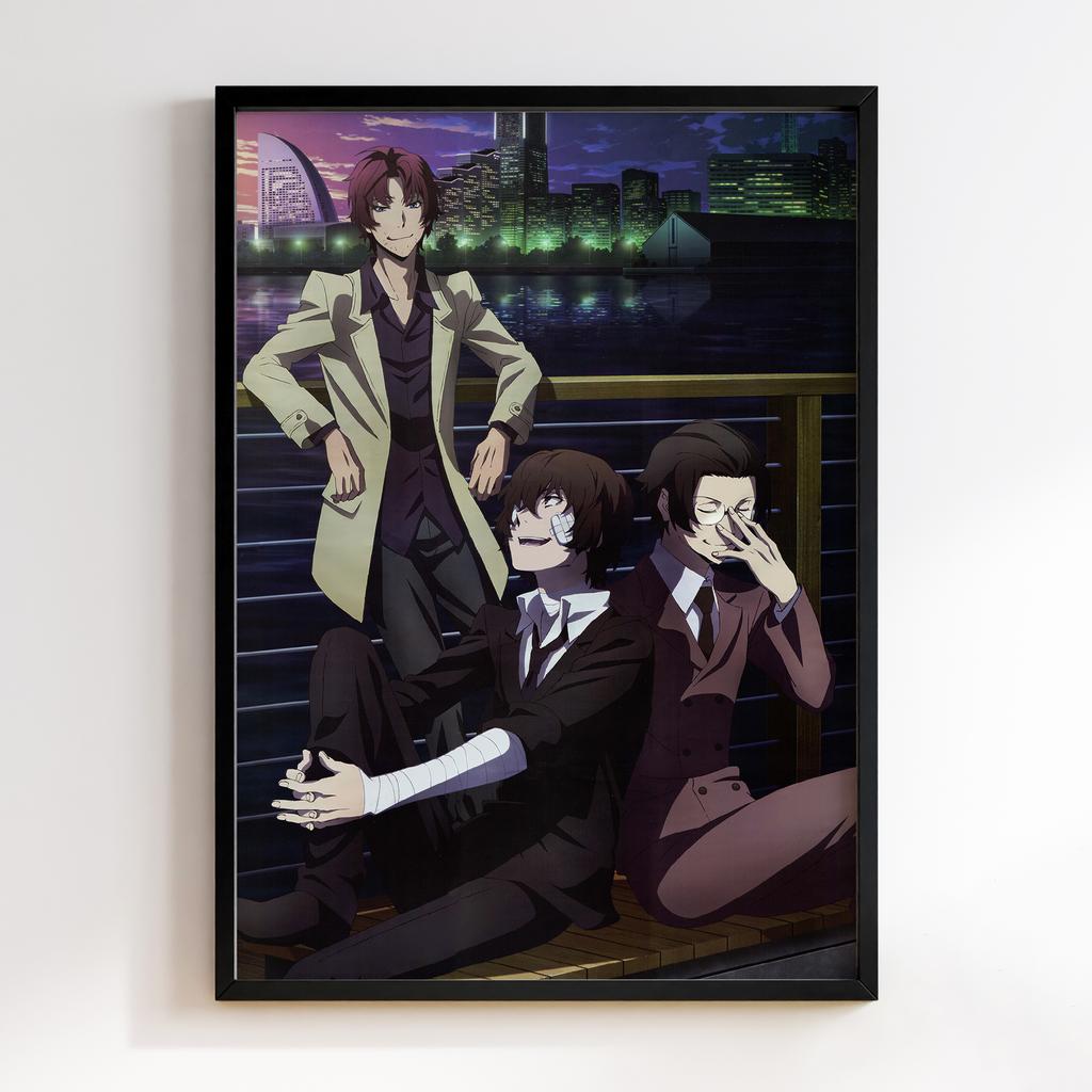 Постер Літературні генії Бродячі Пси (Bungou Stray Dogs) BSD31