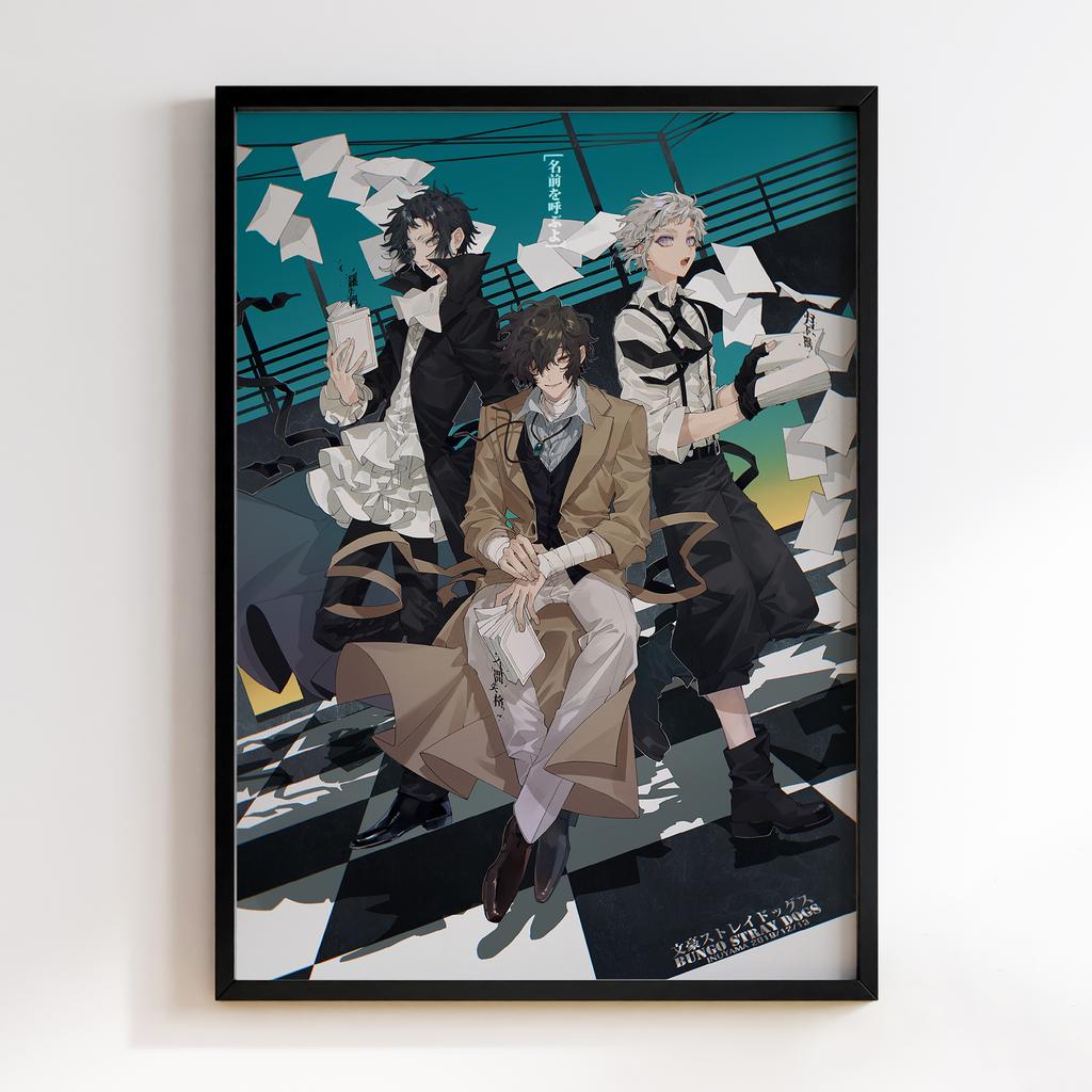 Постер Літературні генії Бродячі Пси (Bungou Stray Dogs) BSD33