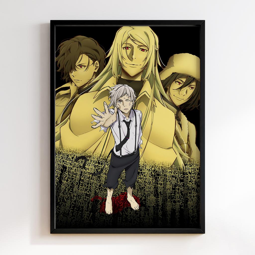 Постер Літературні генії Бродячі Пси (Bungou Stray Dogs) BSD48