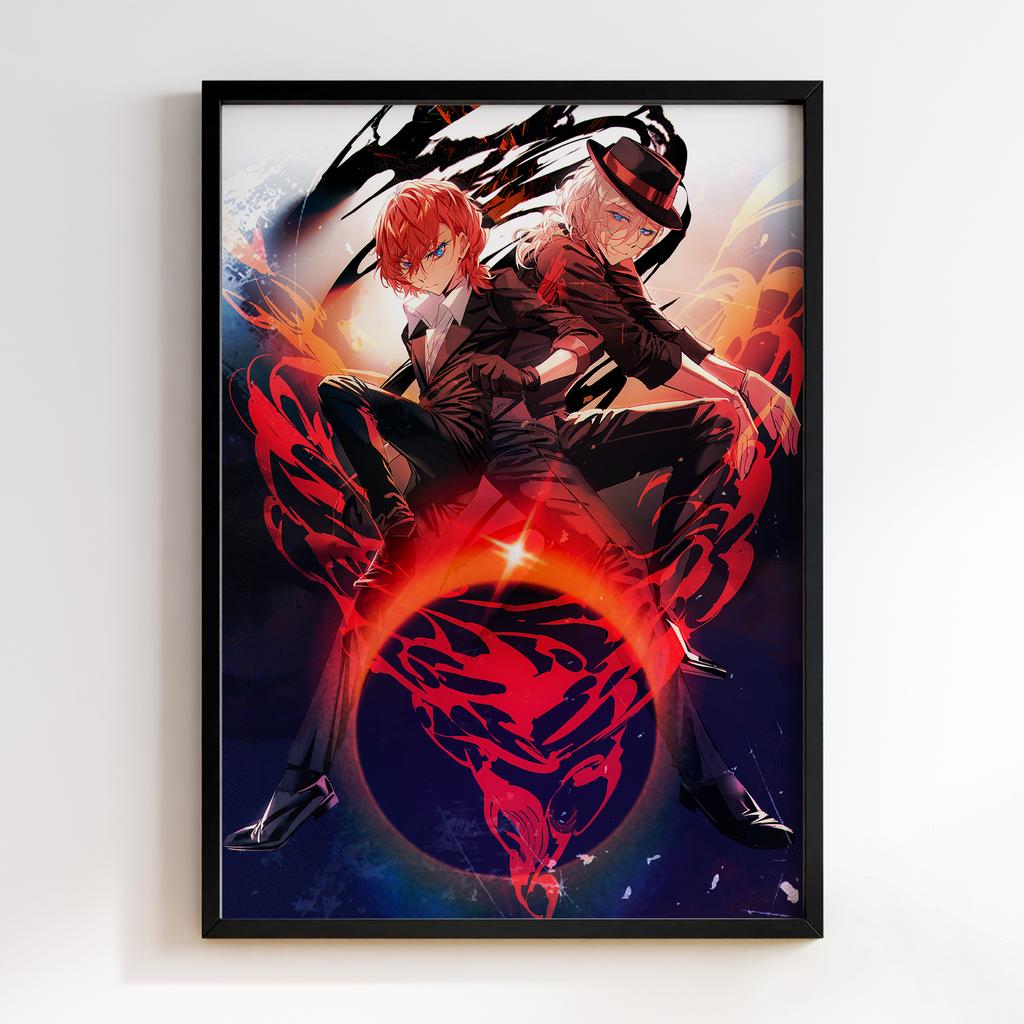 Постер Літературні генії Бродячі Пси (Bungou Stray Dogs) BSD50