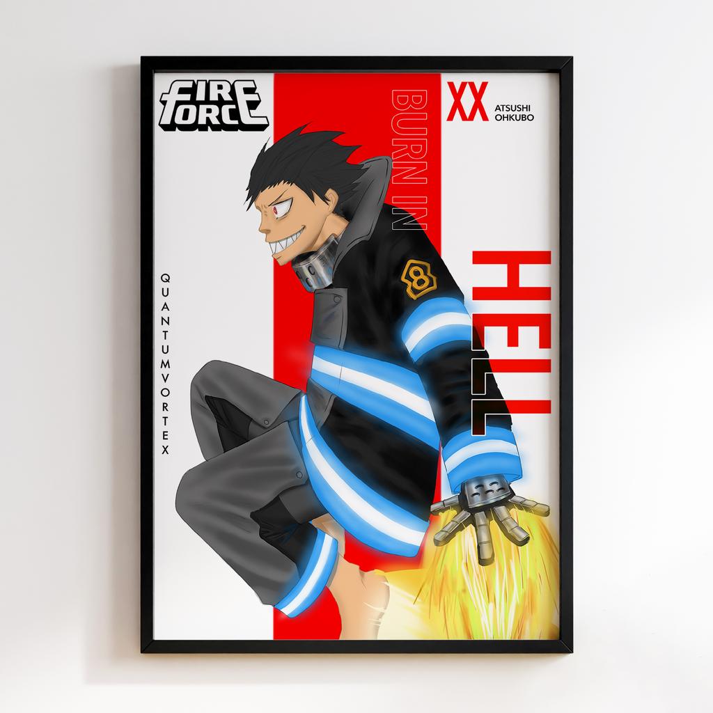 Постер Полум'яні Вогнеборці (Fire Force) FCE06