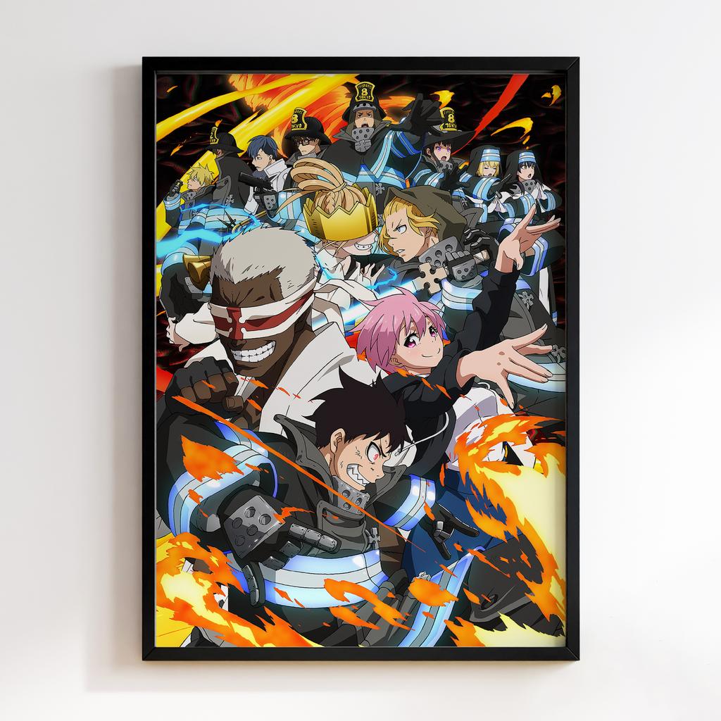 Постер Полум'яні Вогнеборці (Fire Force) FCE10