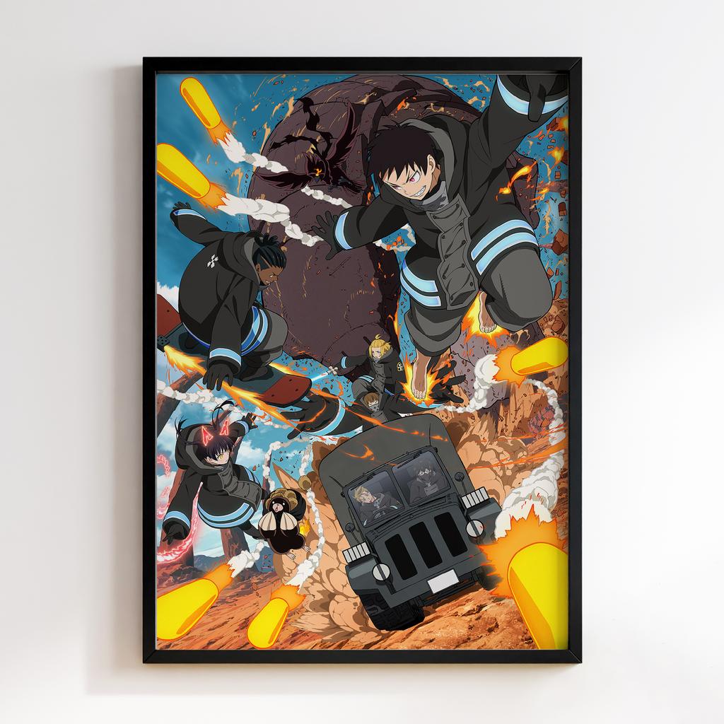 Постер Полум'яні Вогнеборці (Fire Force) FCE11