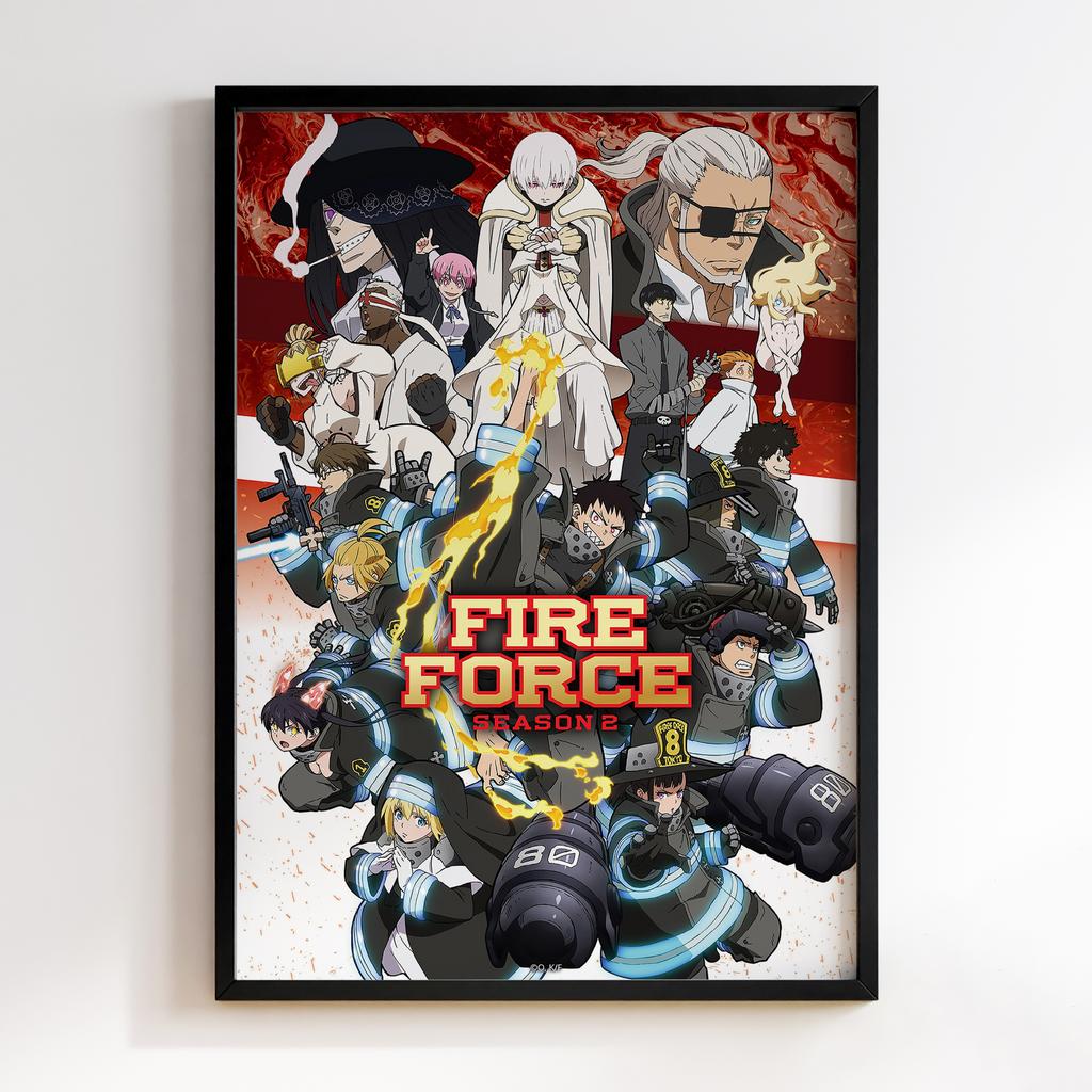 Постер Полум'яні Вогнеборці (Fire Force) FCE24