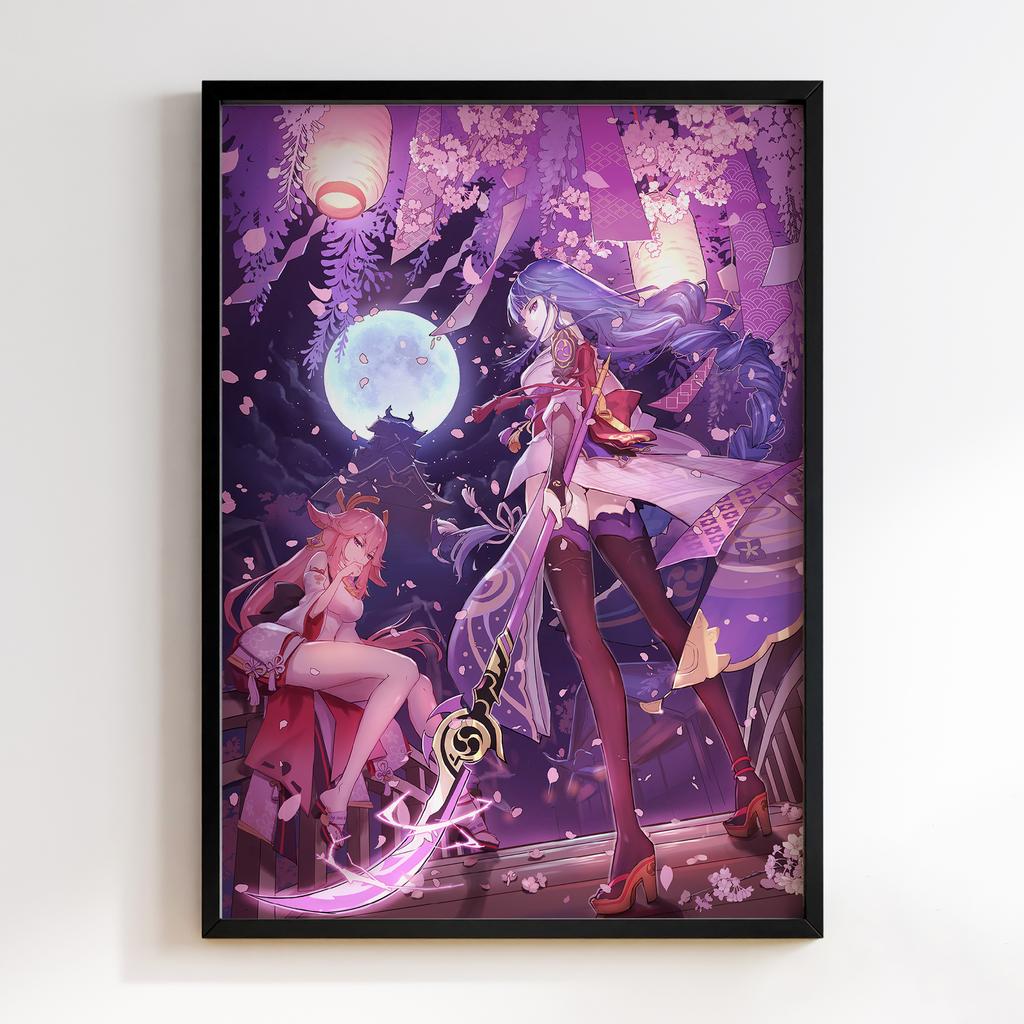 Постер Геншин Імпакт Сьогун Райден (Genshin Impact Raiden Shogun) GRS06