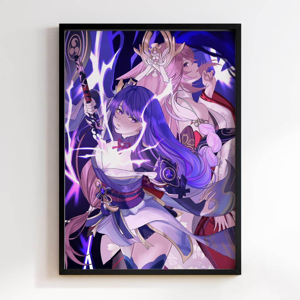 Постер Геншин Імпакт Сьогун Райден (Genshin Impact Raiden Shogun) GRS12