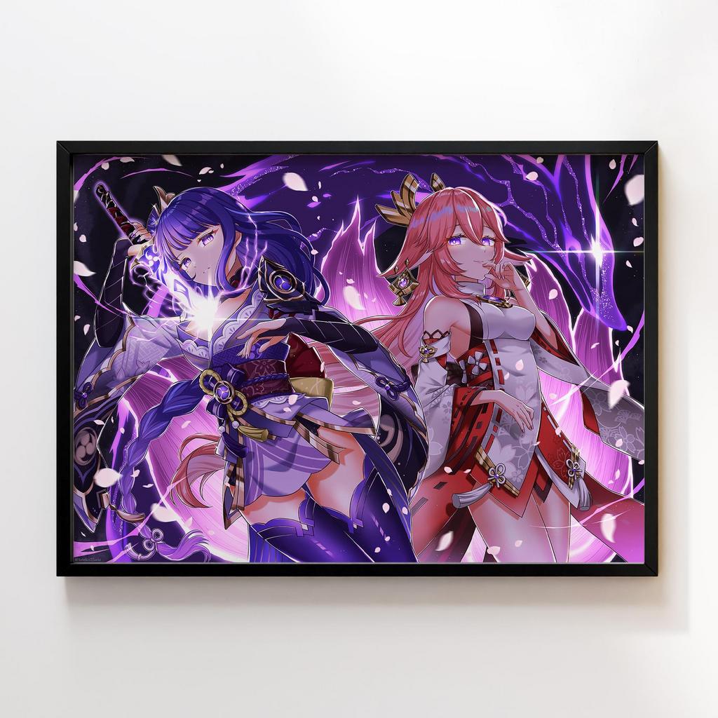 Постер Геншин Імпакт Сьогун Райден (Genshin Impact Raiden Shogun) GRS14