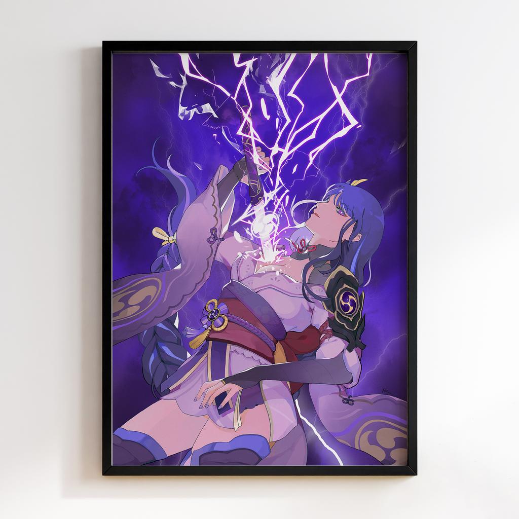 Постер Геншин Імпакт Сьогун Райден (Genshin Impact Raiden Shogun) GRS17