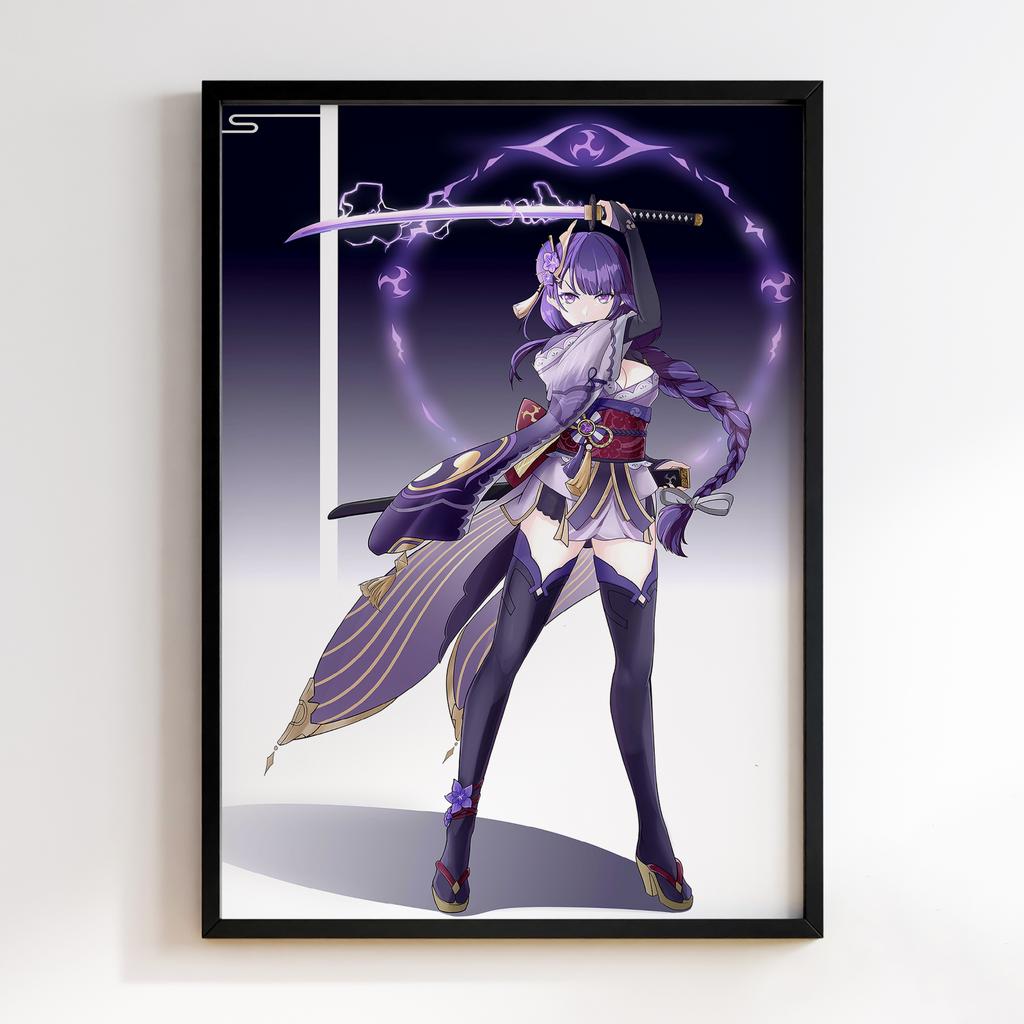 Постер Геншин Імпакт Сьогун Райден (Genshin Impact Raiden Shogun) GRS19