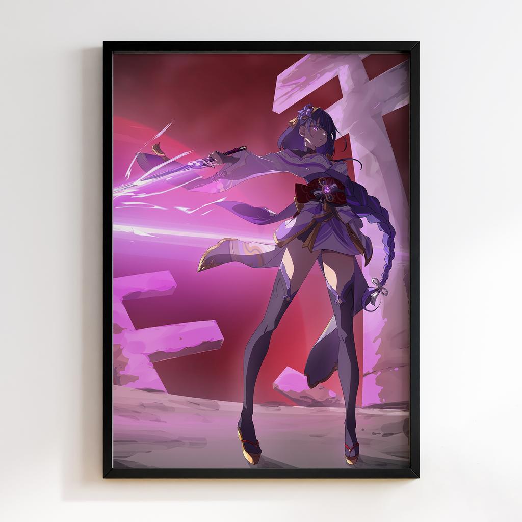 Постер Геншин Імпакт Сьогун Райден (Genshin Impact Raiden Shogun) GRS21