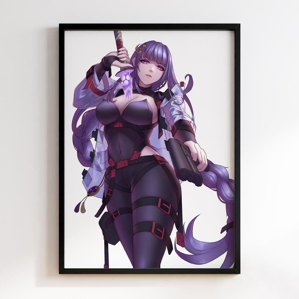 Постер Геншин Імпакт Сьогун Райден (Genshin Impact Raiden Shogun) GRS23