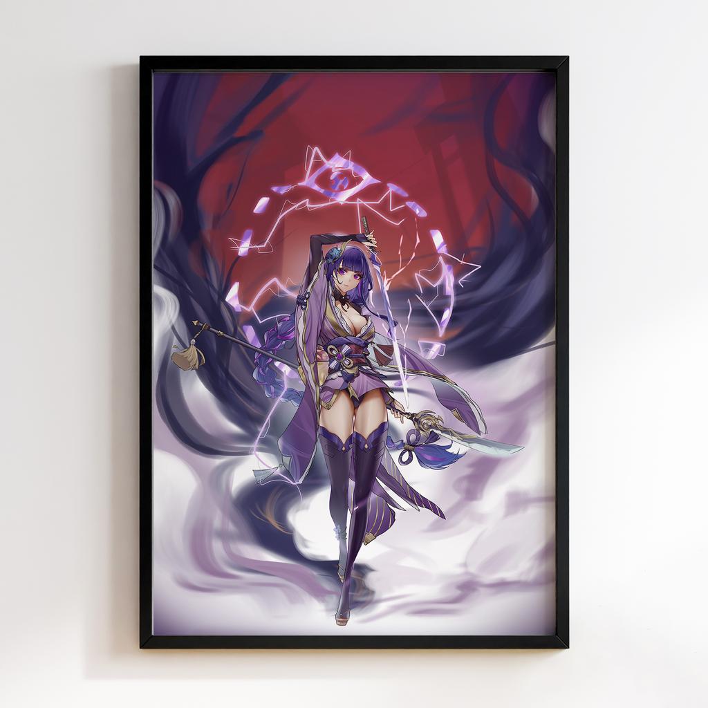 Постер Геншин Імпакт Сьогун Райден (Genshin Impact Raiden Shogun) GRS24