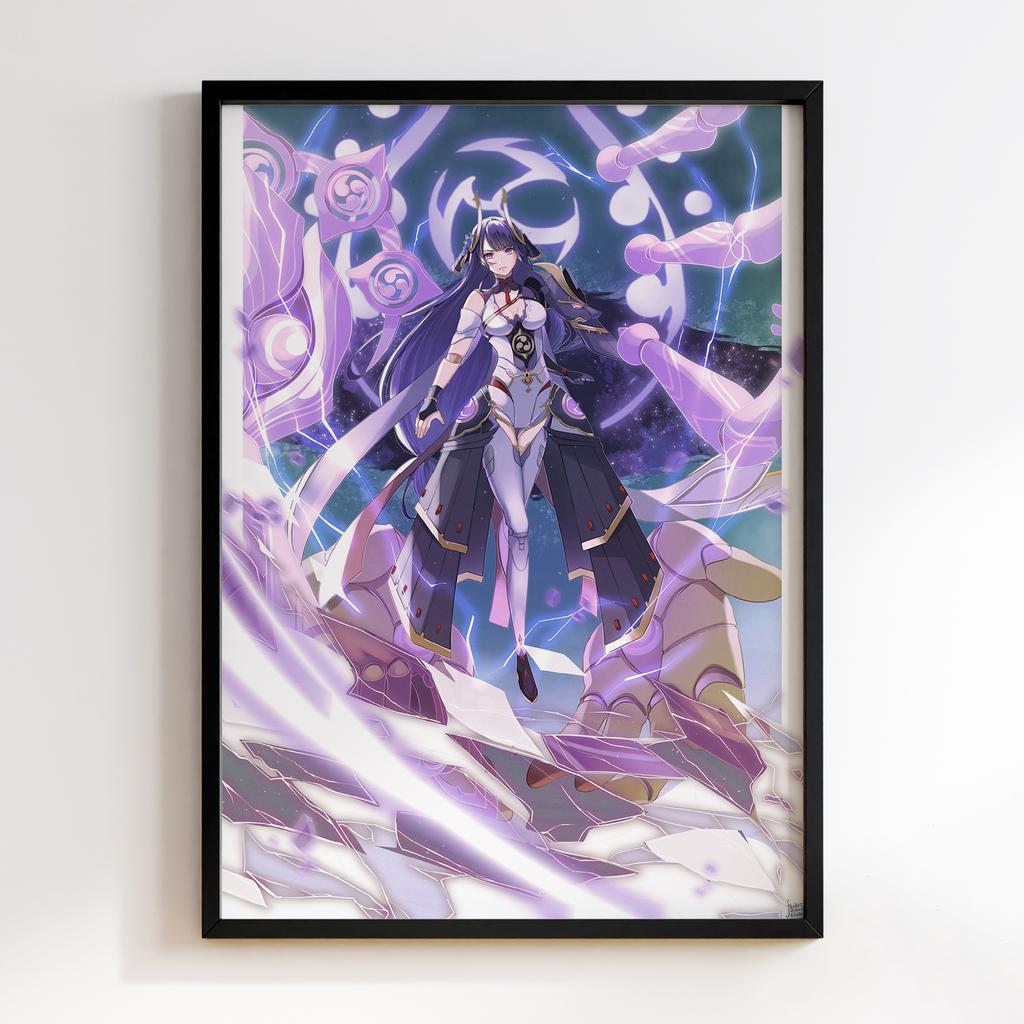 Постер Геншин Імпакт Сьогун Райден (Genshin Impact Raiden Shogun) GRS31