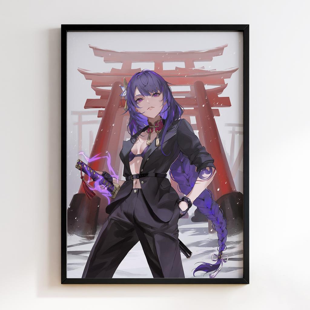 Постер Геншин Імпакт Сьогун Райден (Genshin Impact Raiden Shogun) GRS90