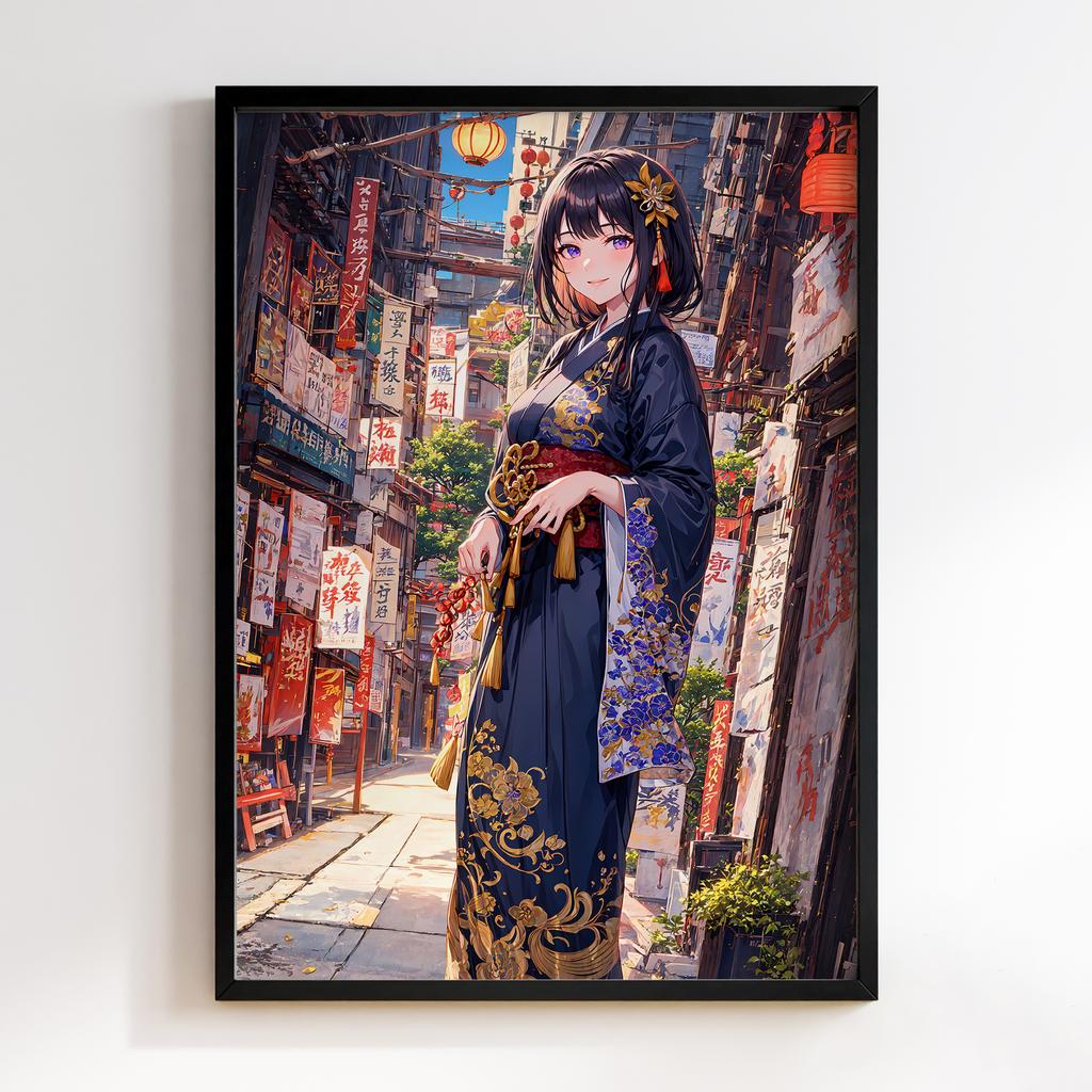 Постер Геншин Імпакт Сьогун Райден (Genshin Impact Raiden Shogun) GRS97