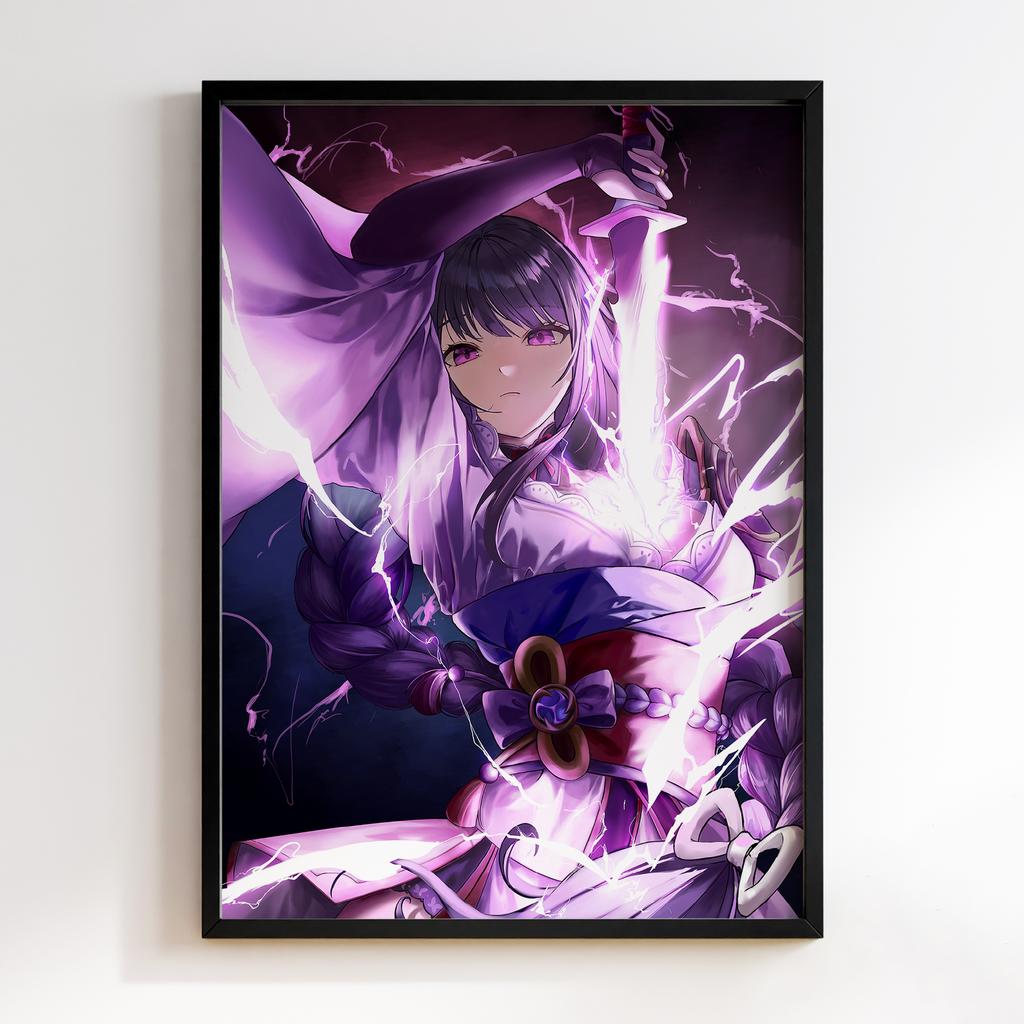 Постер Геншин Імпакт Сьогун Райден (Genshin Impact Raiden Shogun) GRS100