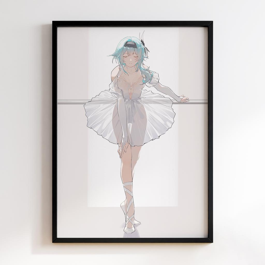 Постер Геншин Імпакт Еола Лоуренс (Genshin Impact Eula Lawrence)​ EWE03