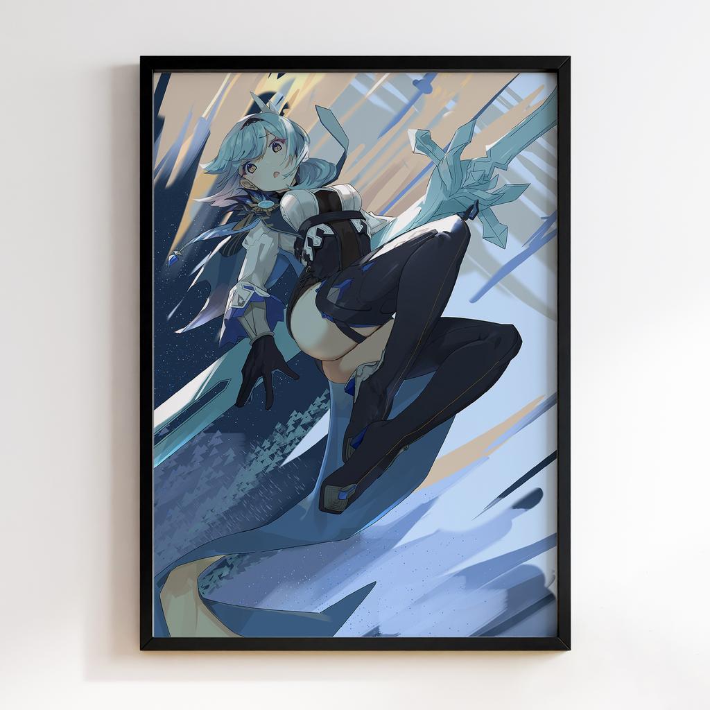 Постер Геншин Імпакт Еола Лоуренс (Genshin Impact Eula Lawrence)​ EWE04