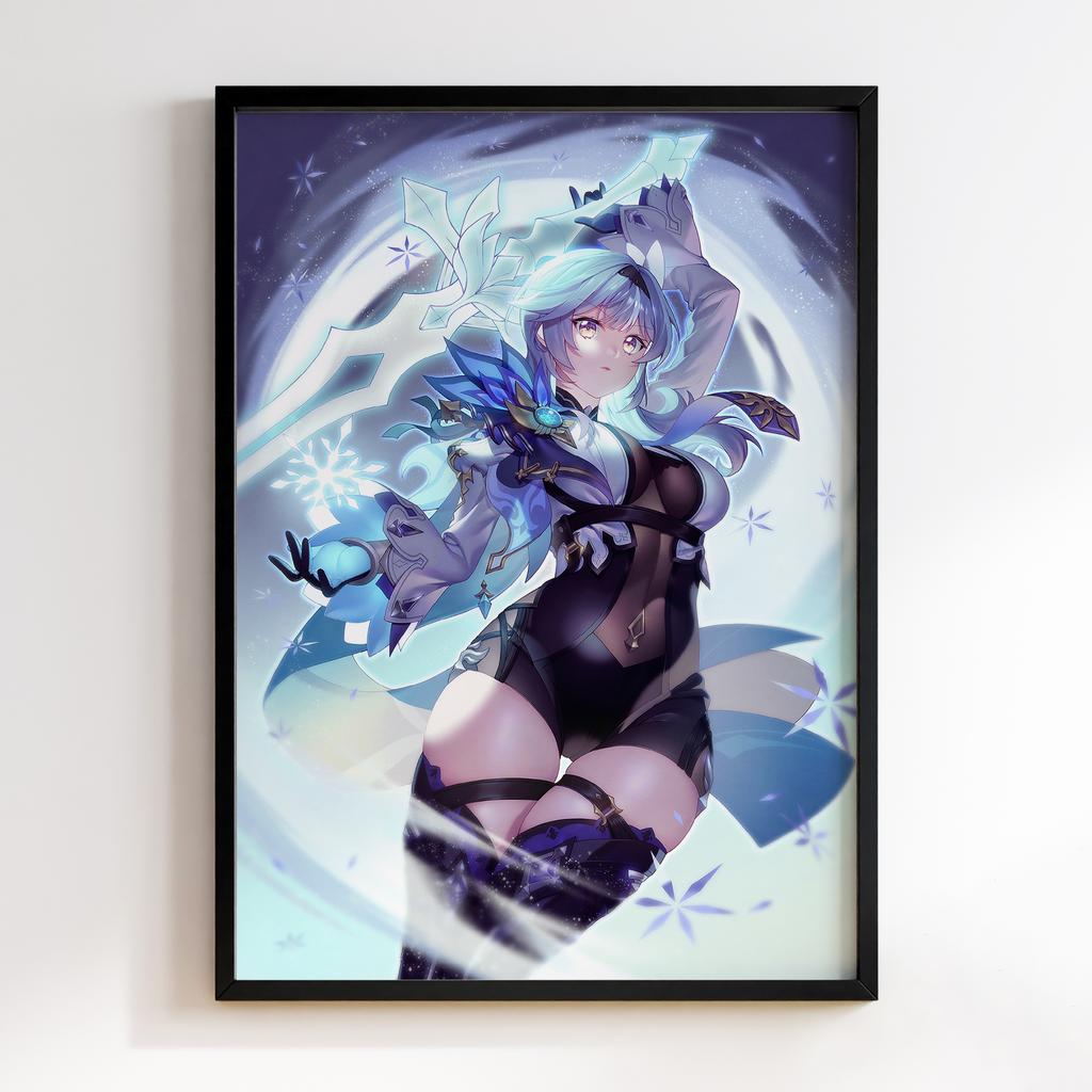 Постер Геншин Імпакт Еола Лоуренс (Genshin Impact Eula Lawrence)​ EWE06