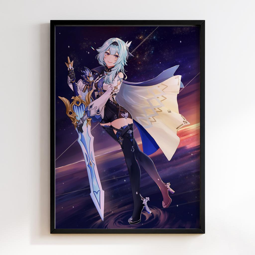 Постер Геншин Імпакт Еола Лоуренс (Genshin Impact Eula Lawrence)​ EWE15