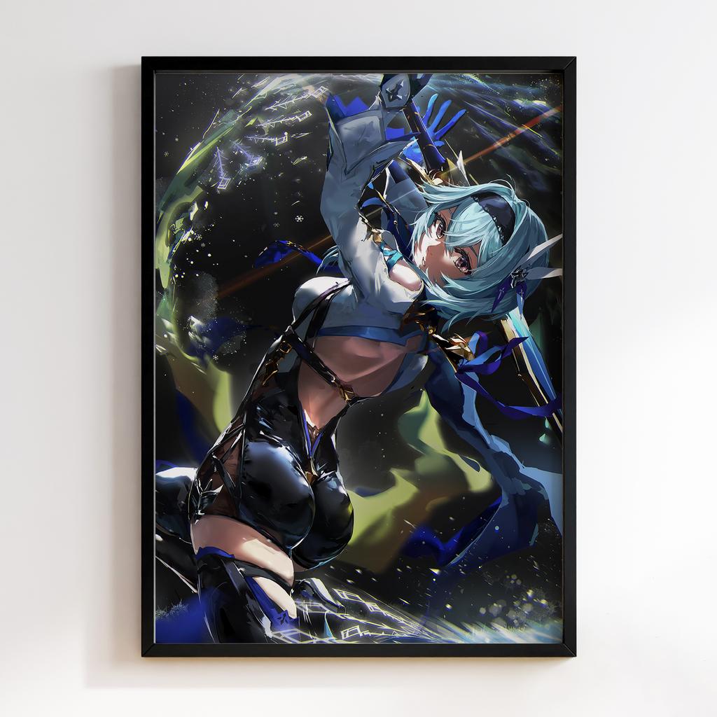 Постер Геншин Імпакт Еола Лоуренс (Genshin Impact Eula Lawrence)​ EWE16