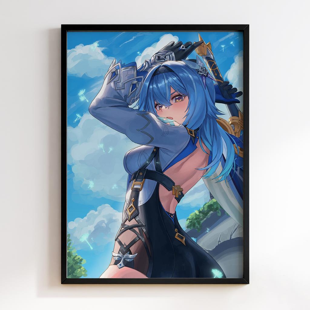 Постер Геншин Імпакт Еола Лоуренс (Genshin Impact Eula Lawrence)​ EWE19