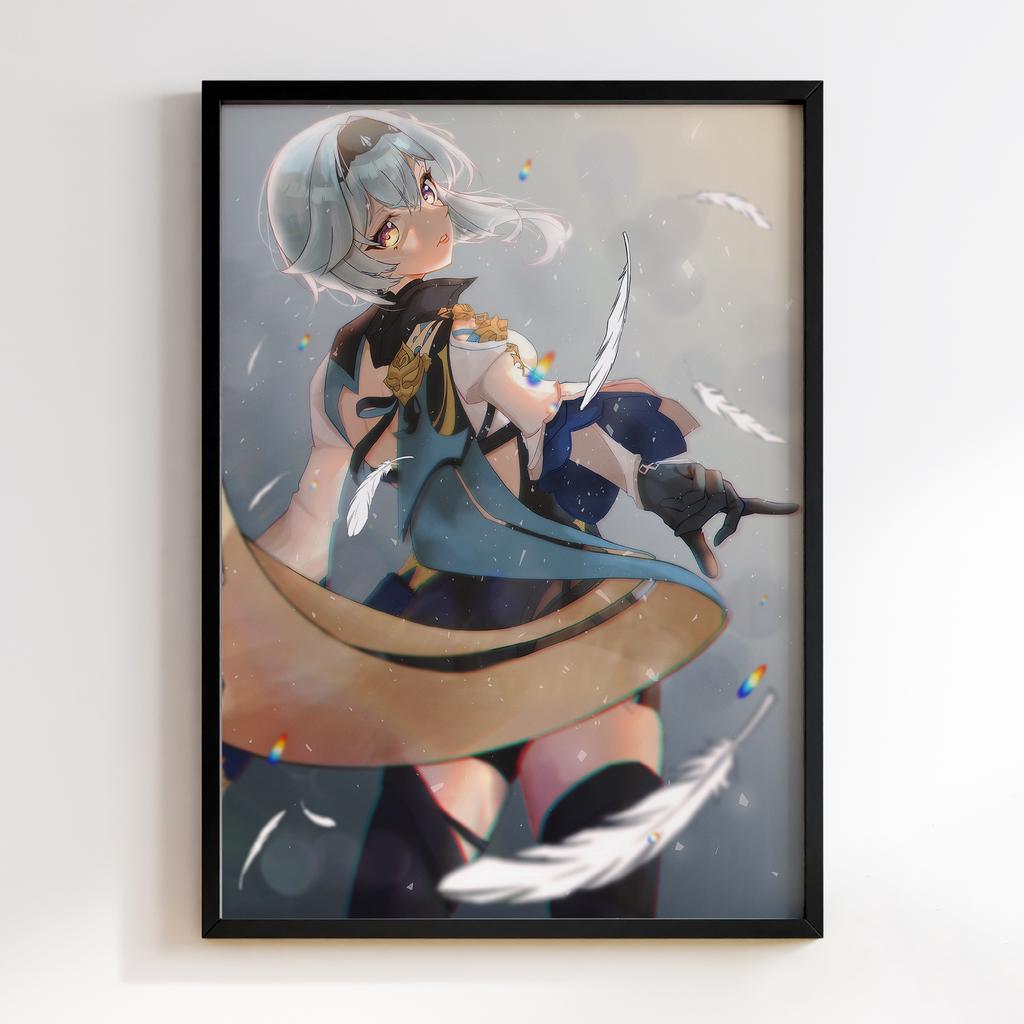 Постер Геншин Імпакт Еола Лоуренс (Genshin Impact Eula Lawrence)​ EWE21