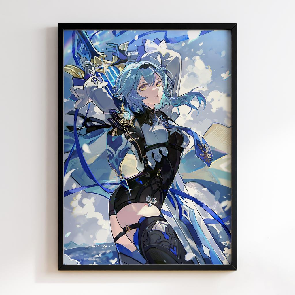 Постер Геншин Імпакт Еола Лоуренс (Genshin Impact Eula Lawrence)​ EWE34