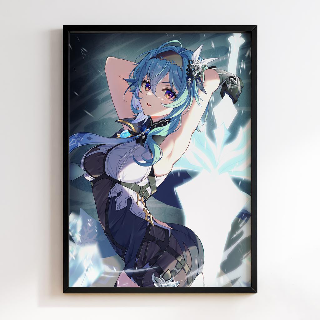 Постер Геншин Імпакт Еола Лоуренс (Genshin Impact Eula Lawrence)​ EWE38