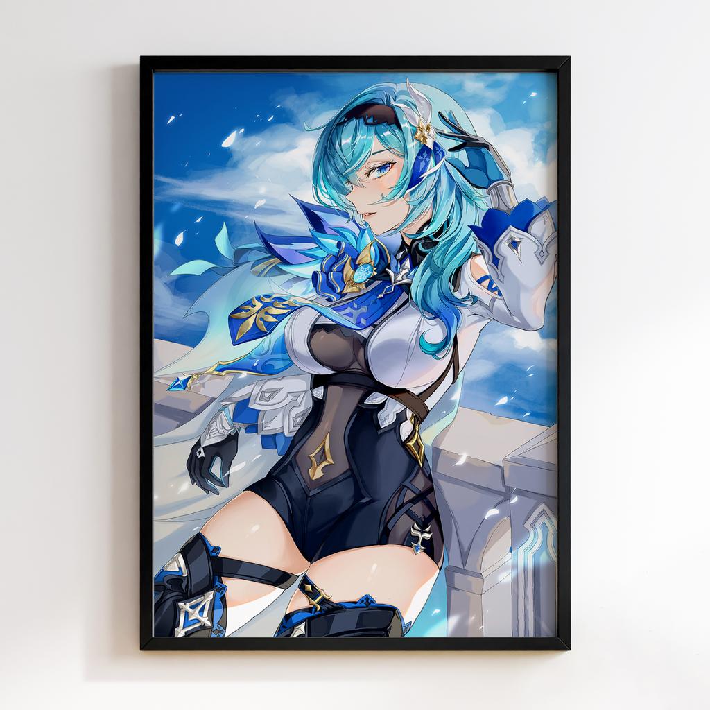 Постер Геншин Імпакт Еола Лоуренс (Genshin Impact Eula Lawrence)​ EWE39