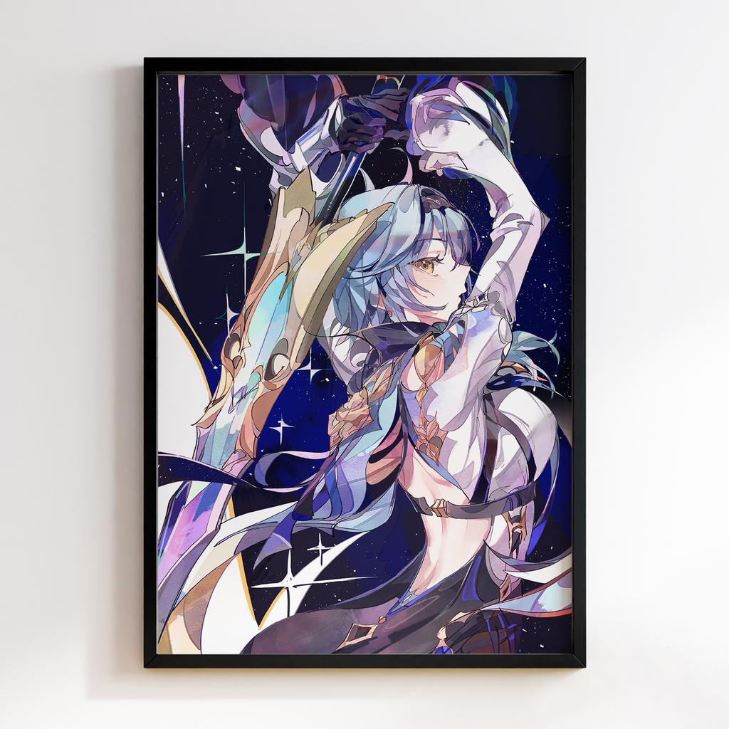 Постер Геншин Імпакт Еола Лоуренс (Genshin Impact Eula Lawrence)​ EWE47