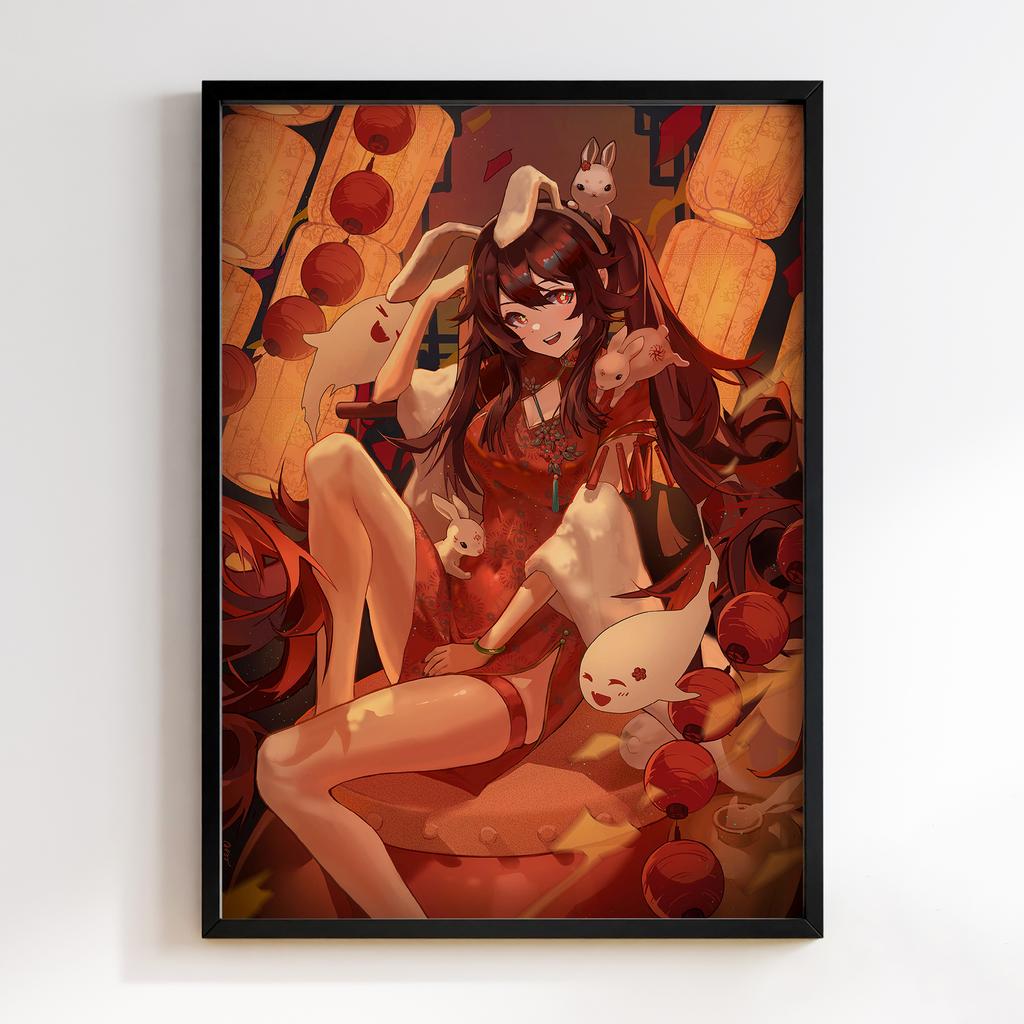 Постер Геншин Імпакт Ху Тао (Genshin Impact Hu Tao)​ HYT40