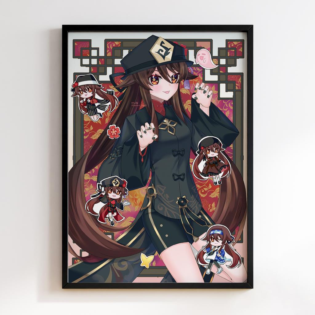 Постер Геншин Імпакт Ху Тао (Genshin Impact Hu Tao)​ HYT83