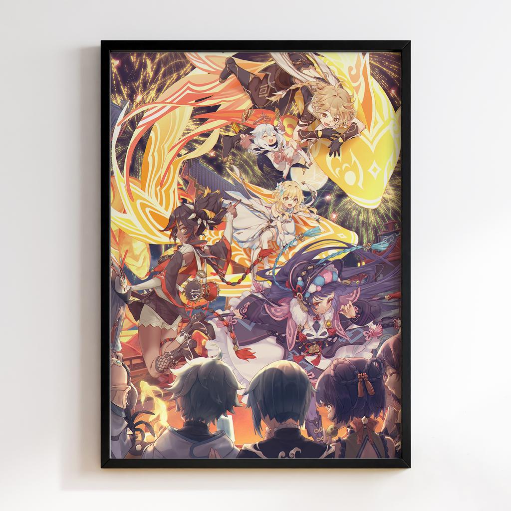 Постер Ке Цин Геншин Імпакт(Genshin Impact Keqing)​ GIK02