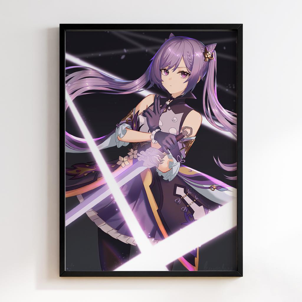 Постер Ке Цин Геншин Імпакт(Genshin Impact Keqing)​ GIK07