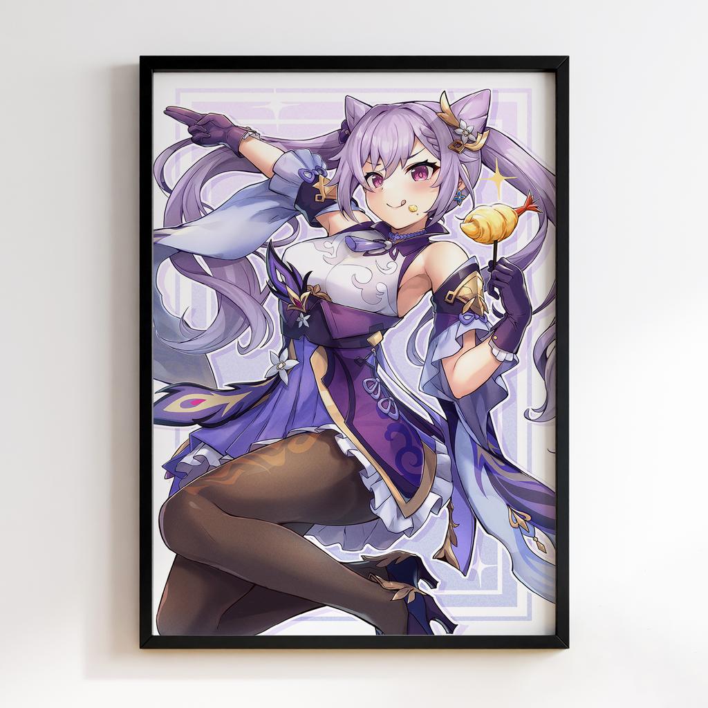 Постер Ке Цин Геншин Імпакт(Genshin Impact Keqing)​ GIK32