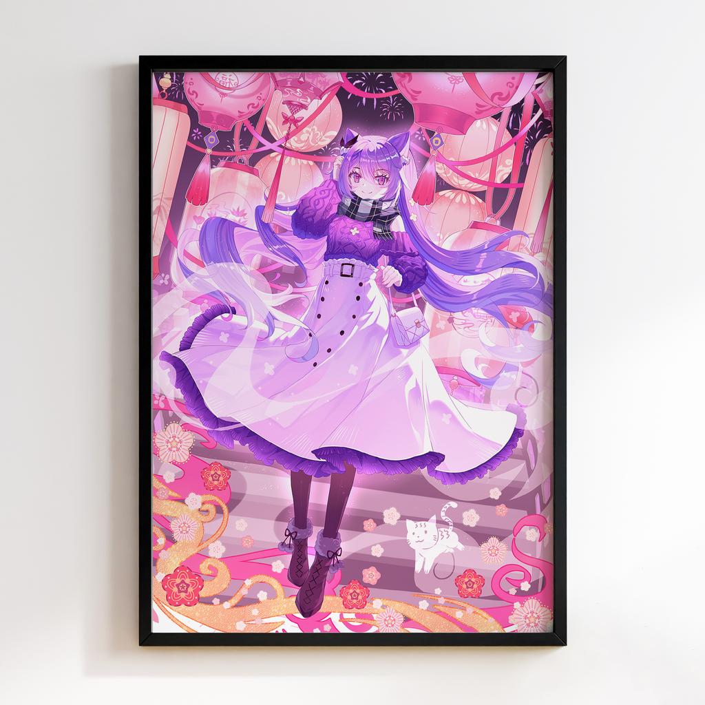 Постер Ке Цин Геншин Імпакт(Genshin Impact Keqing)​ GIK48