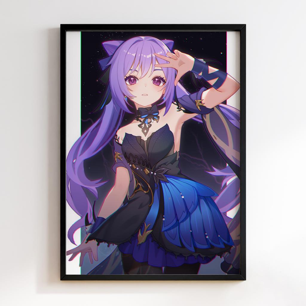 Постер Ке Цин Геншин Імпакт(Genshin Impact Keqing)​ GIK65