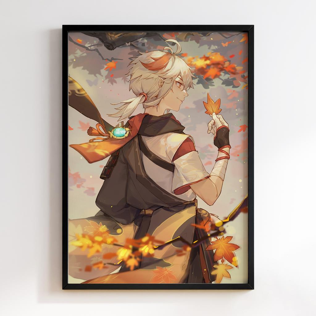 Постер Каедехара Кадзуха Геншин Імпакт (Genshin Impact Kaedehara Kazuha)​ GIKK10