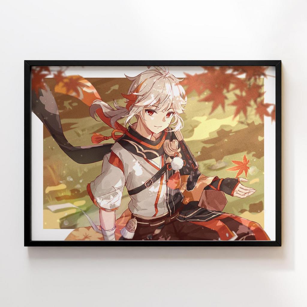Постер Каедехара Кадзуха Геншин Імпакт (Genshin Impact Kaedehara Kazuha)​ GIKK11