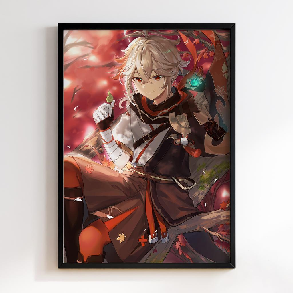 Постер Каедехара Кадзуха Геншин Імпакт (Genshin Impact Kaedehara Kazuha)​ GIKK14