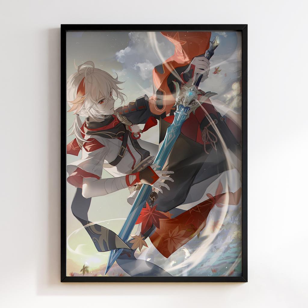 Постер Каедехара Кадзуха Геншин Імпакт (Genshin Impact Kaedehara Kazuha)​ GIKK16