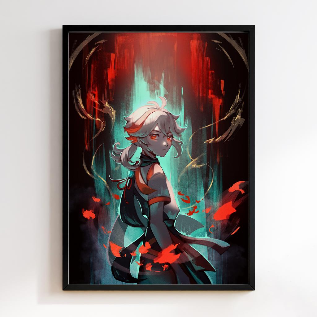 Постер Каедехара Кадзуха Геншин Імпакт (Genshin Impact Kaedehara Kazuha)​ GIKK18