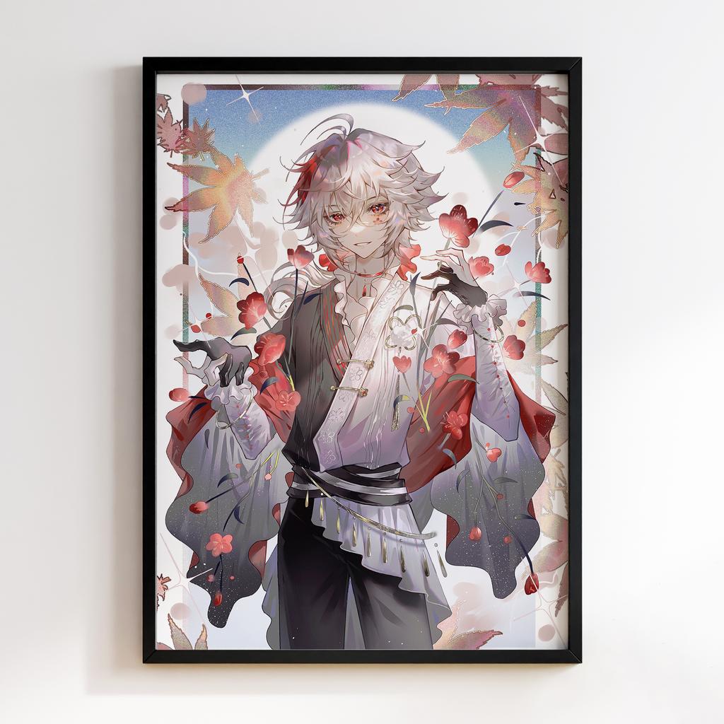 Постер Каедехара Кадзуха Геншин Імпакт (Genshin Impact Kaedehara Kazuha)​ GIKK20