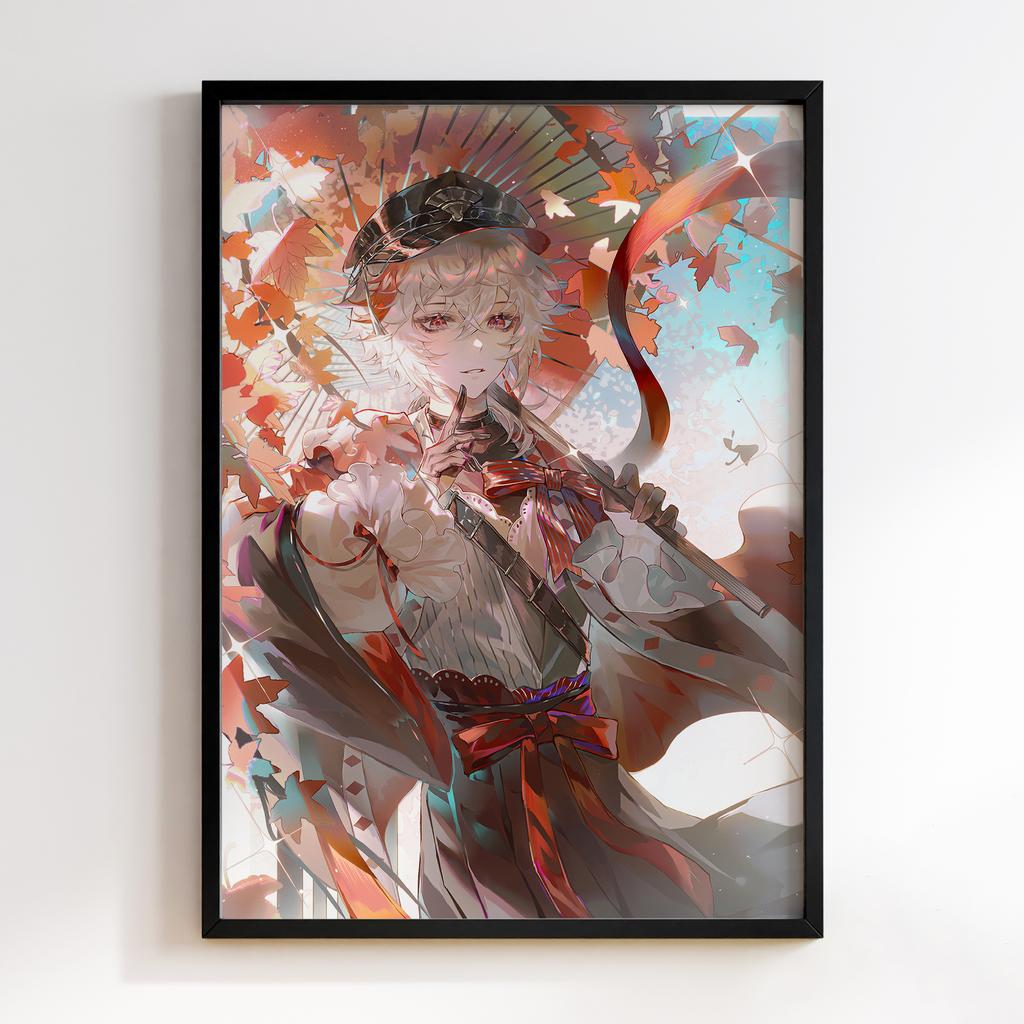 Постер Каедехара Кадзуха Геншин Імпакт (Genshin Impact Kaedehara Kazuha)​ GIKK21