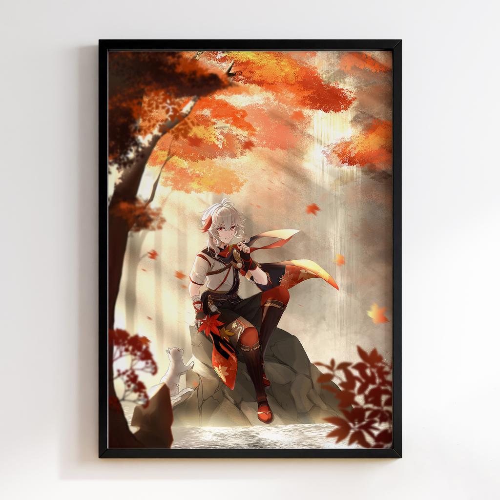 Постер Каедехара Кадзуха Геншин Імпакт (Genshin Impact Kaedehara Kazuha)​ GIKK23