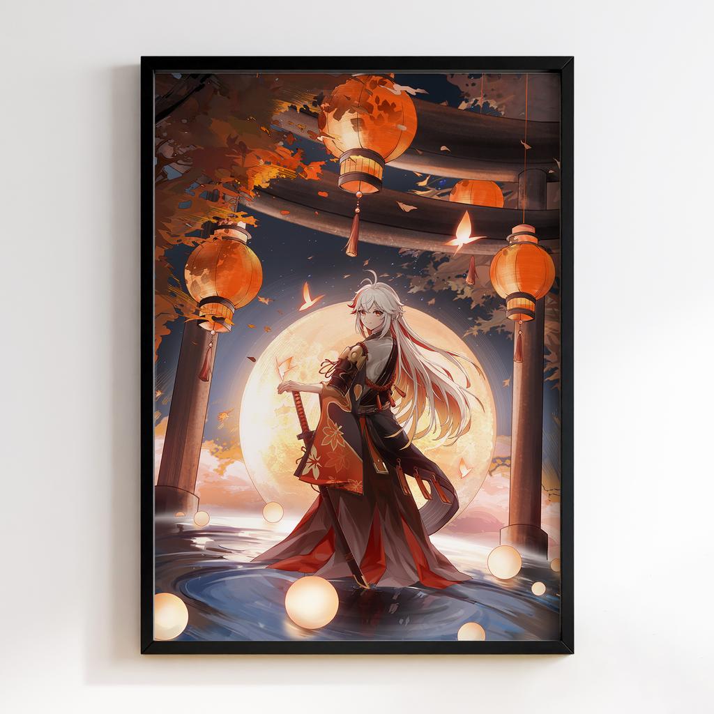 Постер Каедехара Кадзуха Геншин Імпакт (Genshin Impact Kaedehara Kazuha)​ GIKK30