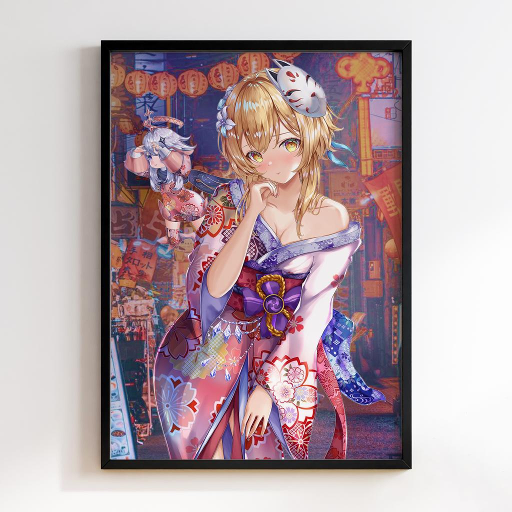 Постер Люмін Геншин Імпакт (Genshin Impact Lumine)​ GIL03